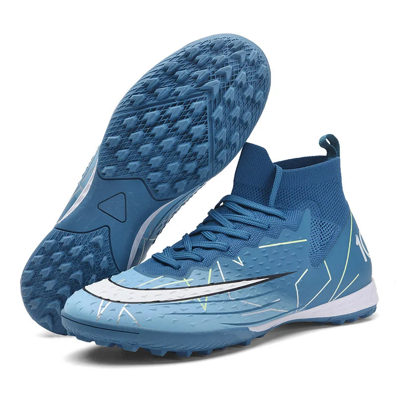 Original Outdoor Soccer Shoes for Men Indoor Futsal Non-Slip TF/IC Grass Field Breathable Youth Training Football Boots Sneakers