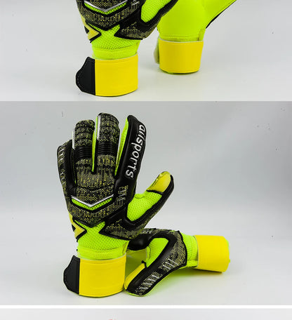 Professional Goalkeeper Gloves Men Women Kids Football Soccer Goalie Gloves 4mm Non-slip Thicken Latex Glove 5 Finger Save Guard