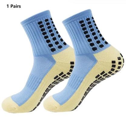 Grip Soccer Socks Anti Slip Non Slip Men's Athletic Socks for Football Basketball Sports, 1/10/12/20 Pair 2025