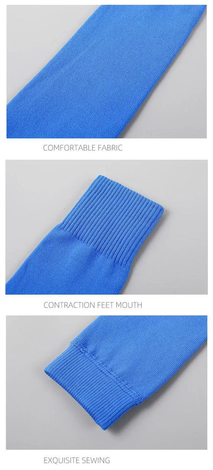 4PCS Set Non-Slip Viscose Football Socks with Drawstring Bag for Men & Women Outdoor Sports Running Basketball Leg Bandage