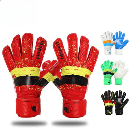 New Latex Football Goalkeeper Gloves Thickened Football Professional Protection Adults Teenager Goalkeeper Soccer Goalie Gloves