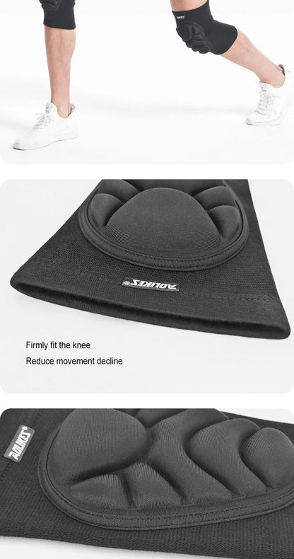 AOLIKES 1 Pair Knee Pads, Anti-Slip Collision Avoidance Kneepads with Thick EVA Foam, for Volleyball, Football Dance Knee Sleeve