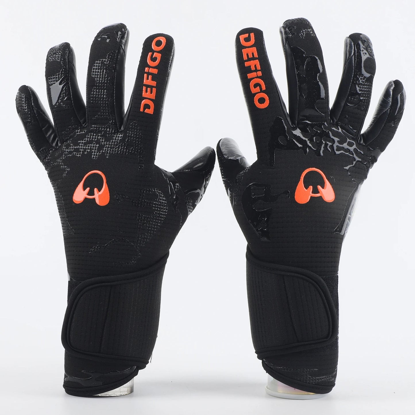 Men Kids Boys Women Professional Football Soccer Goalkeeper Gloves Match Training Goal Keeper Protection Glove Non-slip Latex